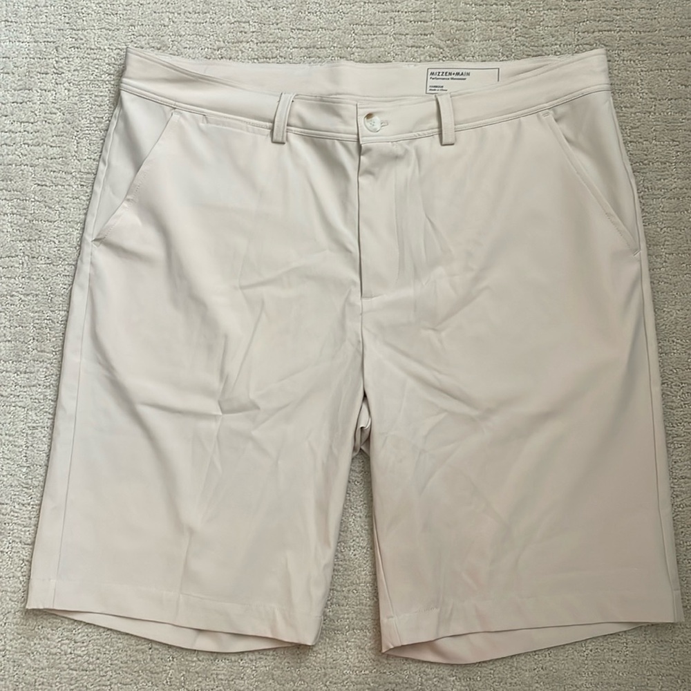 Mizzen+Main Harbour shorts khaki/beige